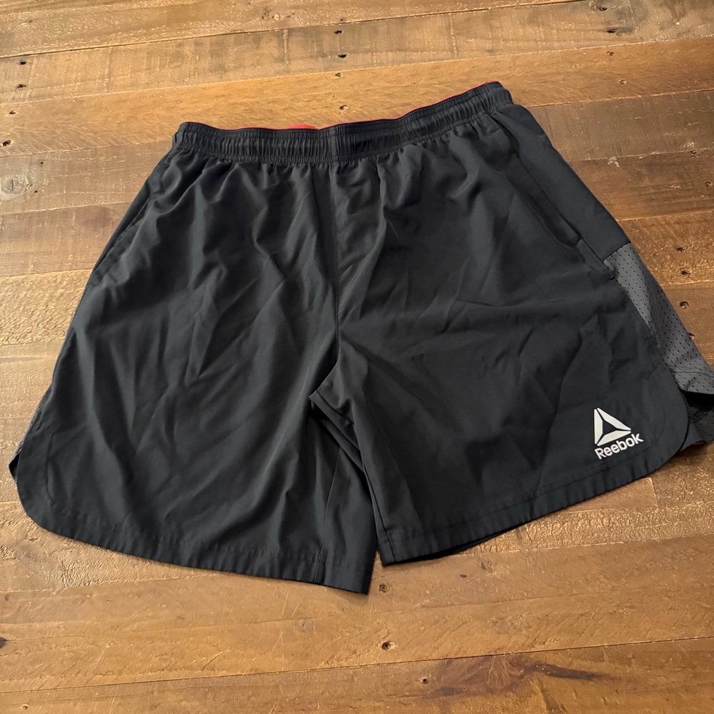 Reebok Men's Black Performance Shorts